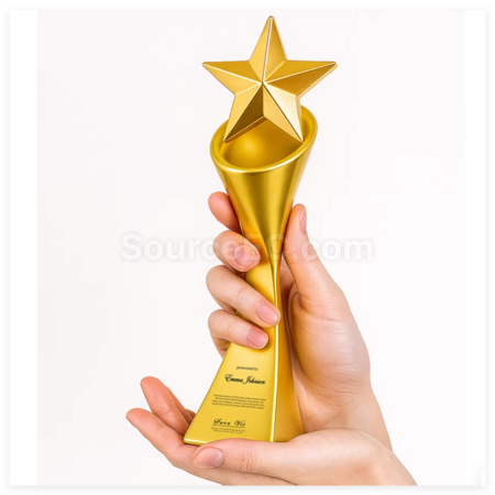 Customization Metal Star Trophy Promotional Products