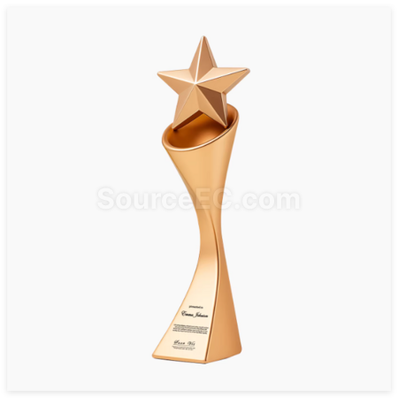 Customization Metal Star Trophy Promotional Products