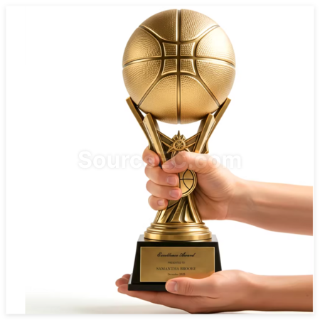 Customization Metal Basketball Trophy Promotional Products
