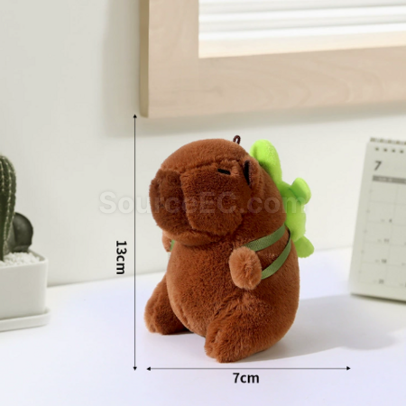 Customization Capybara plush doll keychain Promotional Products