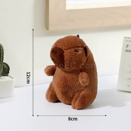Customization Capybara plush doll keychain Promotional Products