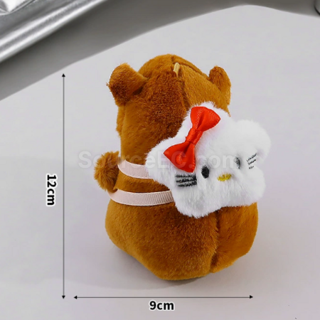 Customization Capybara plush doll keychain Promotional Products