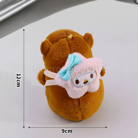 Customization Capybara plush doll keychain Promotional Products