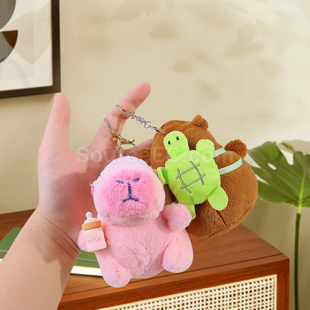 Customization Capybara plush doll keychain Promotional Products