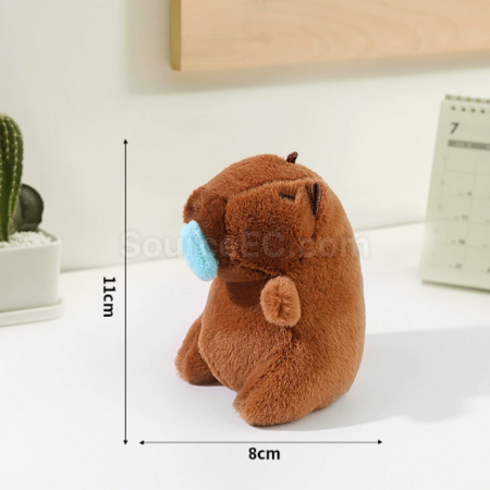 Customization Capybara plush doll keychain Promotional Products