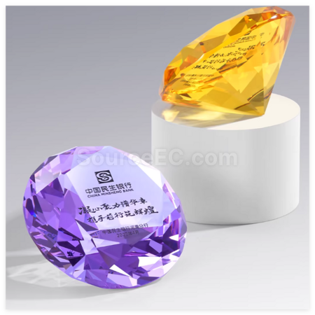 Customization Creative Diamond Crystal Trophy Promotional Products