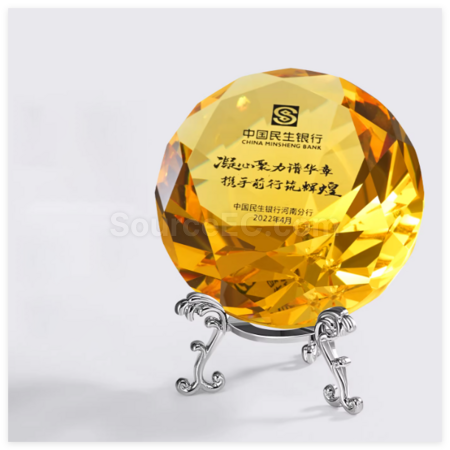 Customization Creative Diamond Crystal Trophy Promotional Products