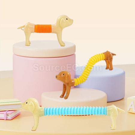 Customization Stretchy Dog Stretching Stress Relief Toy Promotional Products