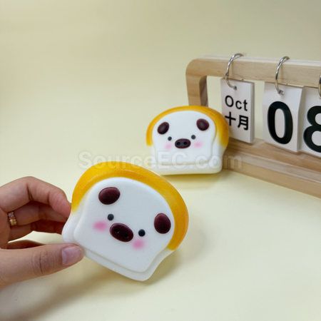 Customization Toast Little Pig Squishy Stress Relief Toy Promotional Products