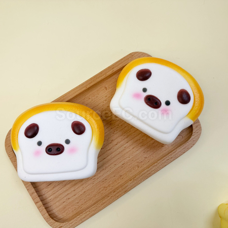 Customization Toast Little Pig Squishy Stress Relief Toy Promotional Products