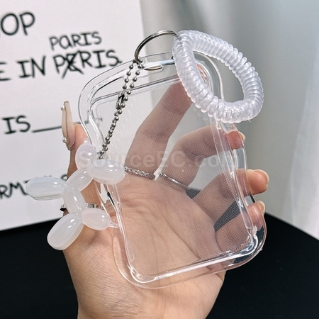 Customization Transparent sliding cover card holder Promotional Products