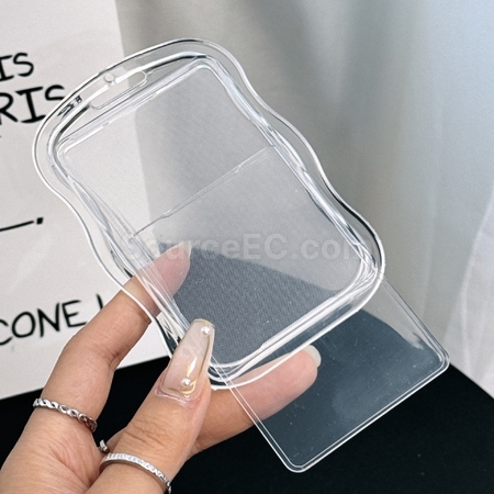 Customization Transparent sliding cover card holder Promotional Products