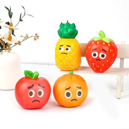 Customization Simulation fruit slow rebound squeeze decompression toy Promotional Products