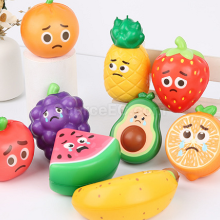 Customization Simulation fruit slow rebound squeeze decompression toy Promotional Products