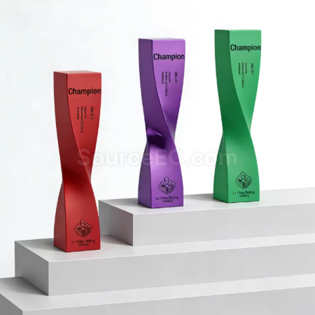 Customization Twisted Column Trophy Promotional Products