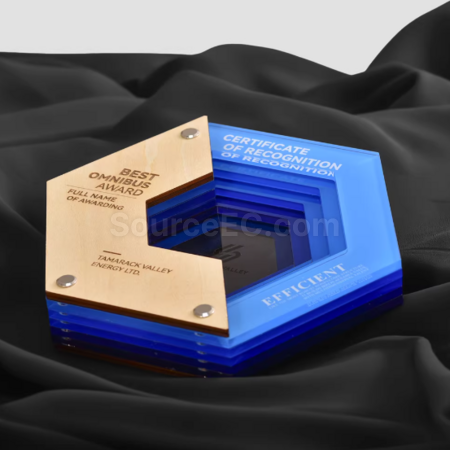 Customization Multi-layer Acrylic Wooden Trophy Promotional Products