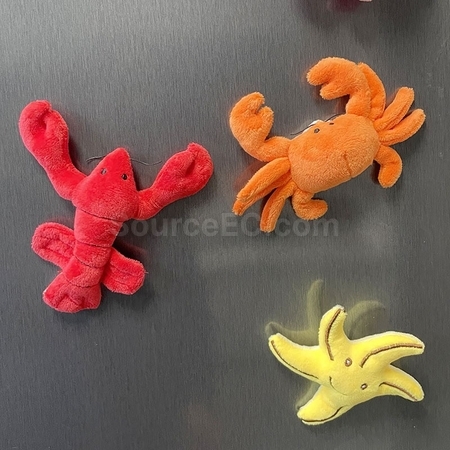 Customization Stereoscopic Stuffed Animal Fridge Sticker Promotional Products