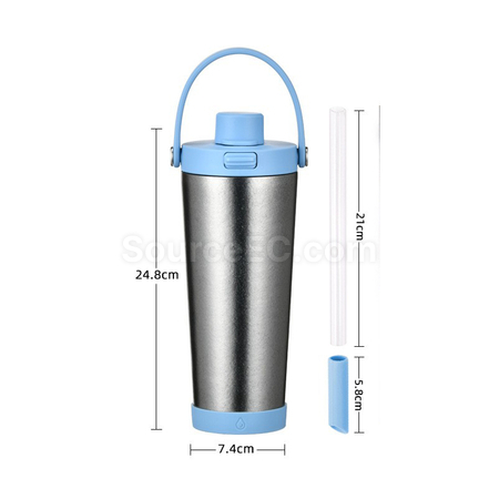 Customization Pure Titanium Straw Insulated Cup Promotional Products