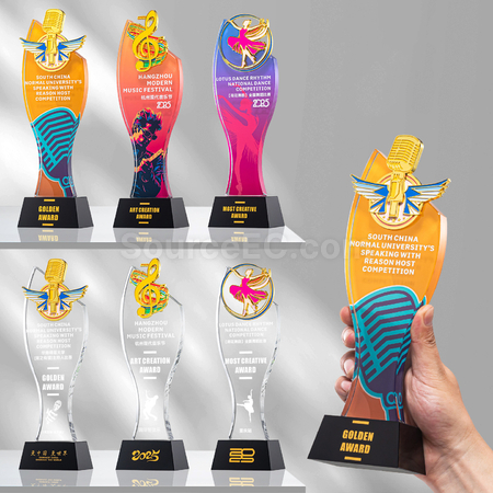 Customization Note Crystal Award Promotional Products