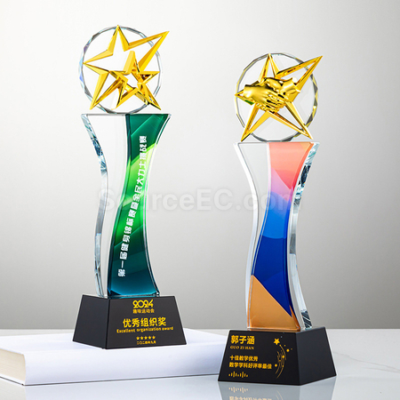 Customization Pentagram Crystal Award Promotional Products