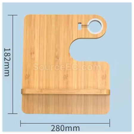 Customization Bamboo And Wood Three-In-One Wireless Charging Stand Promotional Products