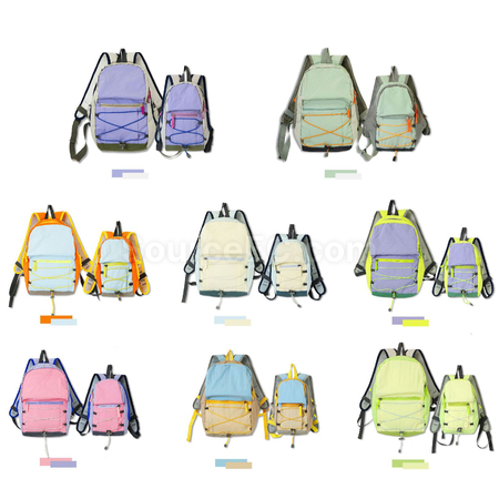 Customization Waterproof Color-Block Backpack Promotional Products
