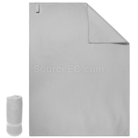 Customization Lightweight And Thin Striped Quick-Drying Sports Towel Promotional Products