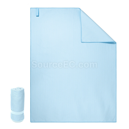 Customization Lightweight And Thin Striped Quick-Drying Sports Towel Promotional Products