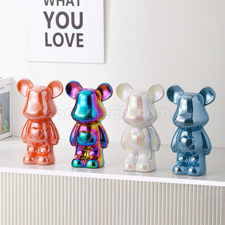 Customization Ceramic Bear Piggy Bank Ornament Promotional Products