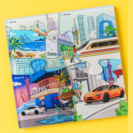 Customization Custom Puzzle Refrigerator Stickers Promotional Products