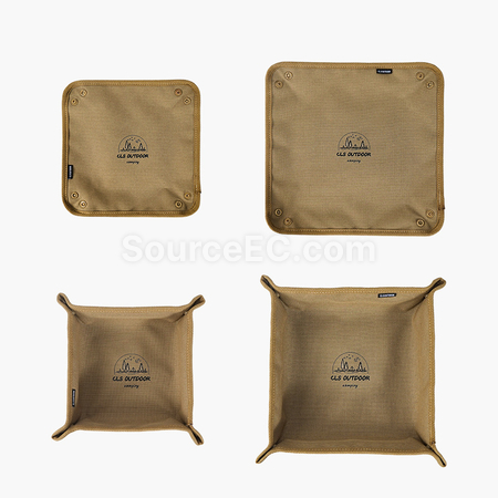 Portable Folding Storage Tray for Camping