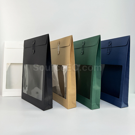 Customization Window-opening kraft paper bag Promotional Products