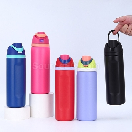 Customization Color-Blocked Double-Walled Thermos Promotional Products