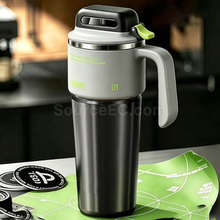 Customization Push-open Car-mounted Insulated Cup for Cold and Heat Preservation Promotional Products