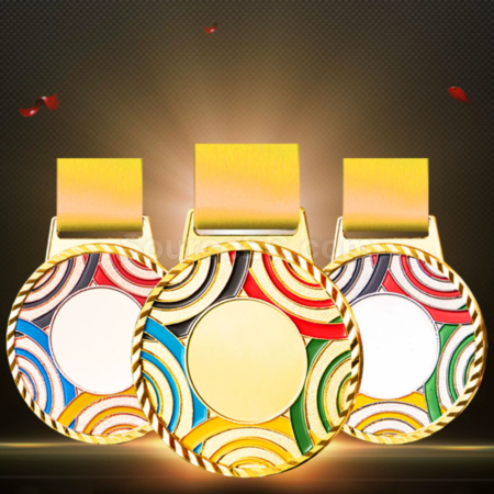 Customization Rainbow Metal Medals Promotional Products