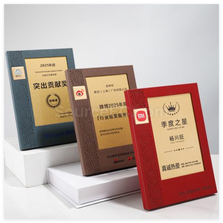 Customization 3D Embossed Leather Medal Promotional Products