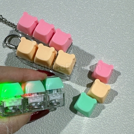 Customization Custom Bear Head Button Stress Relief Toy Promotional Products