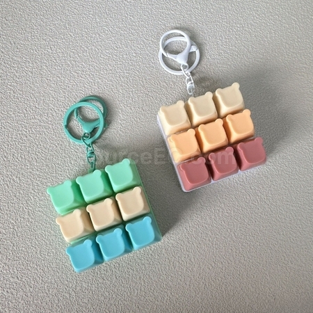Customization Custom Bear Head Button Stress Relief Toy Promotional Products