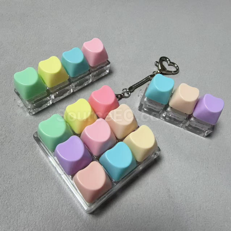 Customization Custom Heart-shaped Button Stress Relief Toy Promotional Products