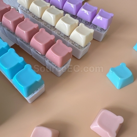 Customization Custom Bear Head Button Stress Relief Toy Promotional Products