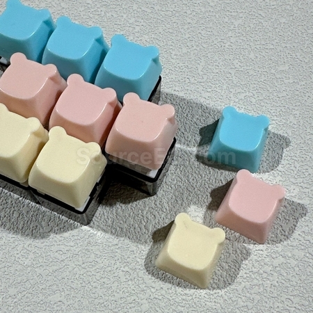 Customization Custom Bear Head Button Stress Relief Toy Promotional Products