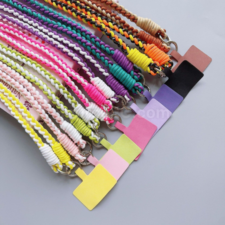 Customization Color-Blocked Woven Phone Strap Promotional Products