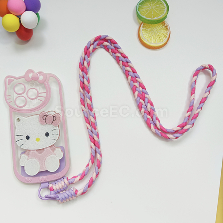 Customization Color-Blocked Woven Phone Strap Promotional Products