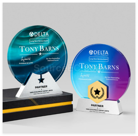 Customization Metal Crystal Trophy Promotional Products