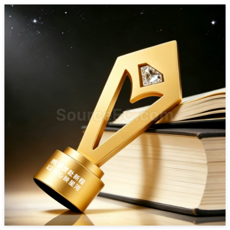 Customization Creative Diamond Metal Trophy Promotional Products
