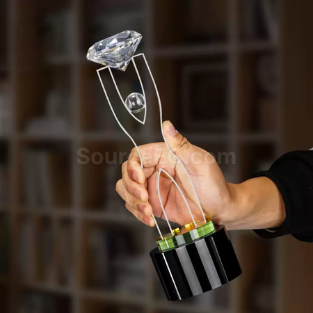 Customization Diamond Crystal Trophy Promotional Products