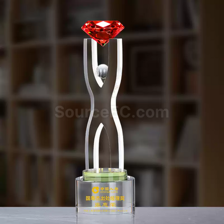 Customization Diamond Crystal Trophy Promotional Products