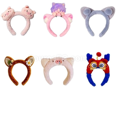 Customization Custom plush hair hoops available Promotional Products