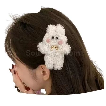 Customization Custom plush hair clips available Promotional Products