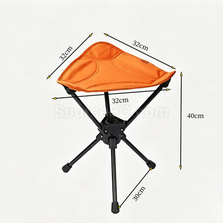 Customization Rotatable Folding Stool for Outdoor Camping Promotional Products
